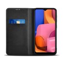 Bookcase Tasche Hülle Case Klappetui für zb Samsung Galaxy A20S | Schwarz