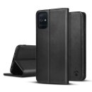 Bookcase Tasche Hülle Case Klappetui für zb Samsung Galaxy A71 | Schwarz