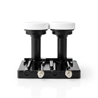 Twin-Monoblock 4,3 Grad (0,2 dB, Astra 19,2 Grad E und Astra 23,5 Grad E) für 2 TV-Geräte