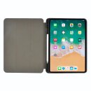 Tasche Case Folio Klapp Hülle für Apple iPad Pro 11 Zoll 2019 Grau Schwarz Etui