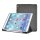 Folio Hülle für Apple iPad Air 10,5" 2019 iPad Pro 10,5" 2017 Grau Schwarz Hülle Etui Tasche