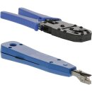 LSA Werkzeug Set Auflegewerkzeug + Crimp Zange  RJ45 RJ11 RJ10