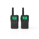 Mini Walkie-Talkie Set Funkgeräte 10 km 8 Kanäle VOX mit Ladestation 2 Stück Funkgeräte