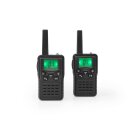 Mini Walkie-Talkie Set Funkgeräte 10 km 8 Kanäle VOX mit Ladestation 2 Stück Funkgeräte