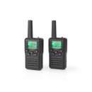 Mini Walkie-Talkie Set Funkgeräte 10 km 8 Kanäle VOX mit Ladestation 2 Stück Funkgeräte