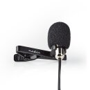 Profi Ansteck-Mikrofon Clip-On Lavalier 3,5 mm Klinke...