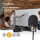 Profi Ansteck-Mikrofon Clip-On Lavalier 3,5 mm Klinke für PC Smartphone Laptop