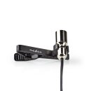 Profi Ansteck-Mikrofon Clip-On Lavalier 3,5 mm Klinke für PC Smartphone Laptop