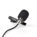 Profi Ansteck-Mikrofon Clip-On Lavalier 3,5 mm Klinke für PC Smartphone Laptop