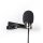 Profi Ansteck-Mikrofon Clip-On Lavalier 3,5 mm Klinke für PC Smartphone Laptop