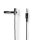 Profi Ansteck-Mikrofon Clip-On Lavalier 3,5 mm Klinke für PC Smartphone Laptop