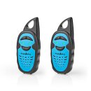 Mini Walkie-Talkie Talkies WalkieTalkie Funkgerät Funkgerät 2 Stück Set 3km Kinder blau