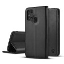 Bookcase Tasche Hülle Case Klappetui für Samsung Galaxy M31 | Schwarz