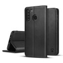 Bookcase Tasche Hülle Case Klappetui für Samsung Galaxy A21 | Schwarz