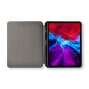 Folio-Hülle Tasche Etui für Apple iPad Pro 12,9" 2020 Grau Schwarz