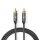 Digital Audiokabel Cinch-Stecker Chinch RCA Kabel mit Stahl Geflecht ummantelt HQ