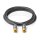 Digital Audiokabel Cinch-Stecker Chinch RCA Kabel mit Stahl Geflecht ummantelt HQ