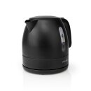 1l Wasserkocher schwarz 1 Liter mit Antikalk-Filter Strix®-Controller 360° Basis