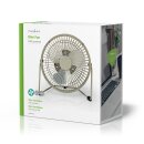 Mini-Ventilator aus Metall | 15 cm Durchmesser | USB-betrieben | Grau