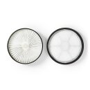 HEPA Filter Set + Motorfilter für Staubsauger | Geeignet für Nedis VCBS500GN VCBS500-Serie