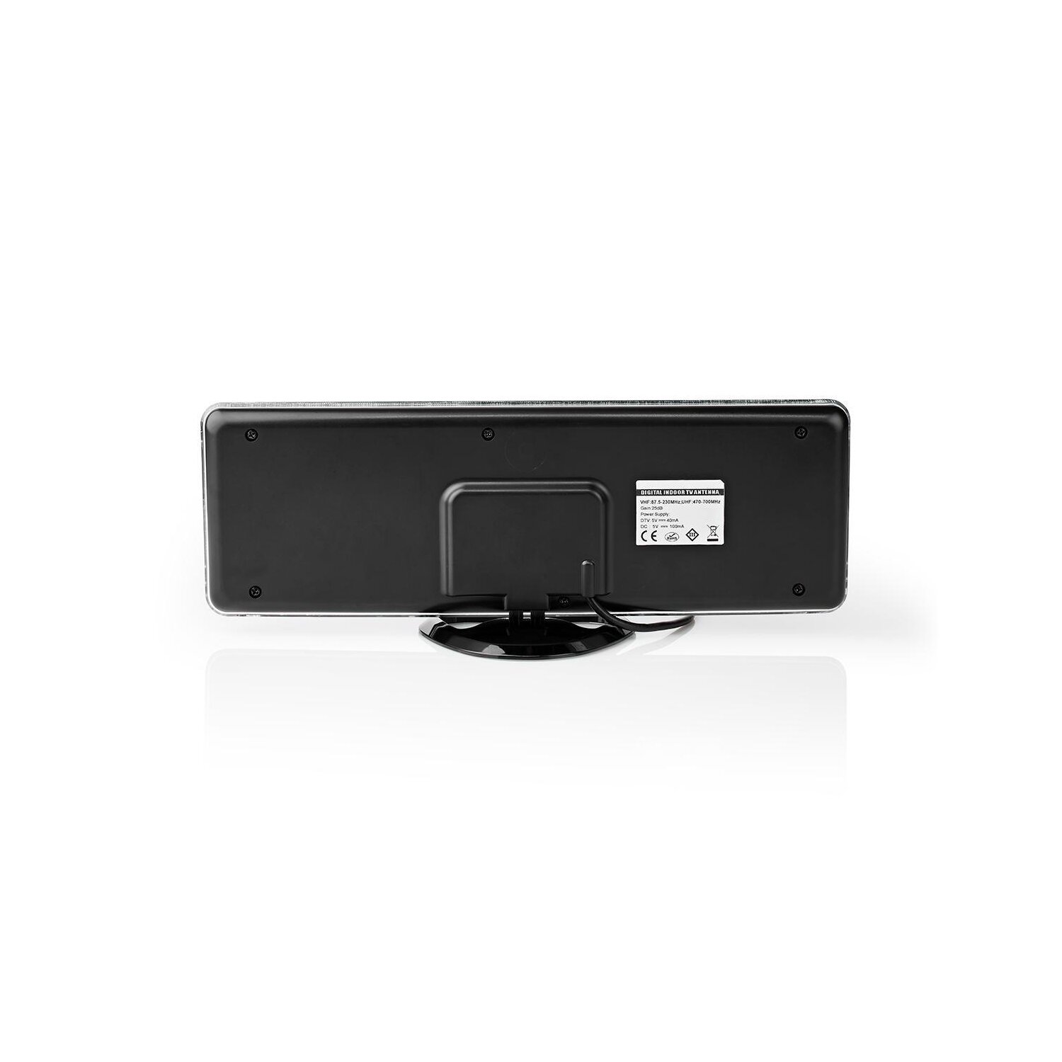 HDTV Zimmer Antenne 0-25 km Verstärkung 28dB UKW VHF UHF DVB-T2 DAB Zimmer