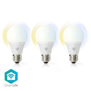 3 Stück Wlan Smart Led Lampe Lampen E27 mit Smartphone App Android iOs