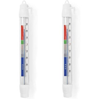 2x Thermometer Tiefkühle Kühlschrank für Bosch Siemens Miele AEG Samsung Bomann