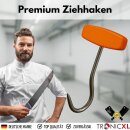 2 Stück Profi Ziehhaken Kunststoffgriff Fleischhaken...