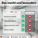 2 Stück Profi Ziehhaken Kunststoffgriff Fleischhaken Fleischerhaken Metzgerei Wild Berghilfe Jäger