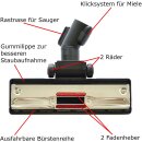 Kombidüse Düse Ersatzteil mit 2 Rollen Rädern für Miele Staubsauger