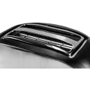 Toaster mit Brötchenaufsatz Edelstahl Schwarz Auftau und Aufback Funktion