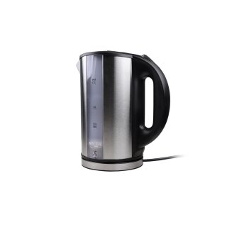 Groer Wasserkocher Edelstahl - 1,7 l Liter - 2000W - Edelstahlkessel Auto-off & Trockenlaufschutz