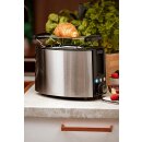 Edelstahl 1,7l Wasserkocher + Toaster mit Brötchen-aufsatz Set