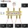 Antennenverteiler 6-fach gold Koax Sat Splitter TV Kabelfernsehen Coax Verteiler