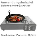 Camping Grillplatte Universal für Grill Gas Gaskocher Campingkocher Zubehör