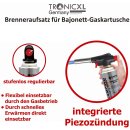 Aufsatz Brenner Gasbrenner Bunsenbrenner für 227g Gas Kartuschen Lötbrenner