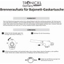 Aufsatz Brenner Gasbrenner Bunsenbrenner für 227g Gas Kartuschen Lötbrenner