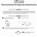 Lötbrenner Gasbrenner + 2 Gas Kartuschen Set Lötlampe Piezo