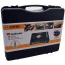 Gaskocher Set mit 2x Butan Gas Kartusche Campingkocher tragbar mobil