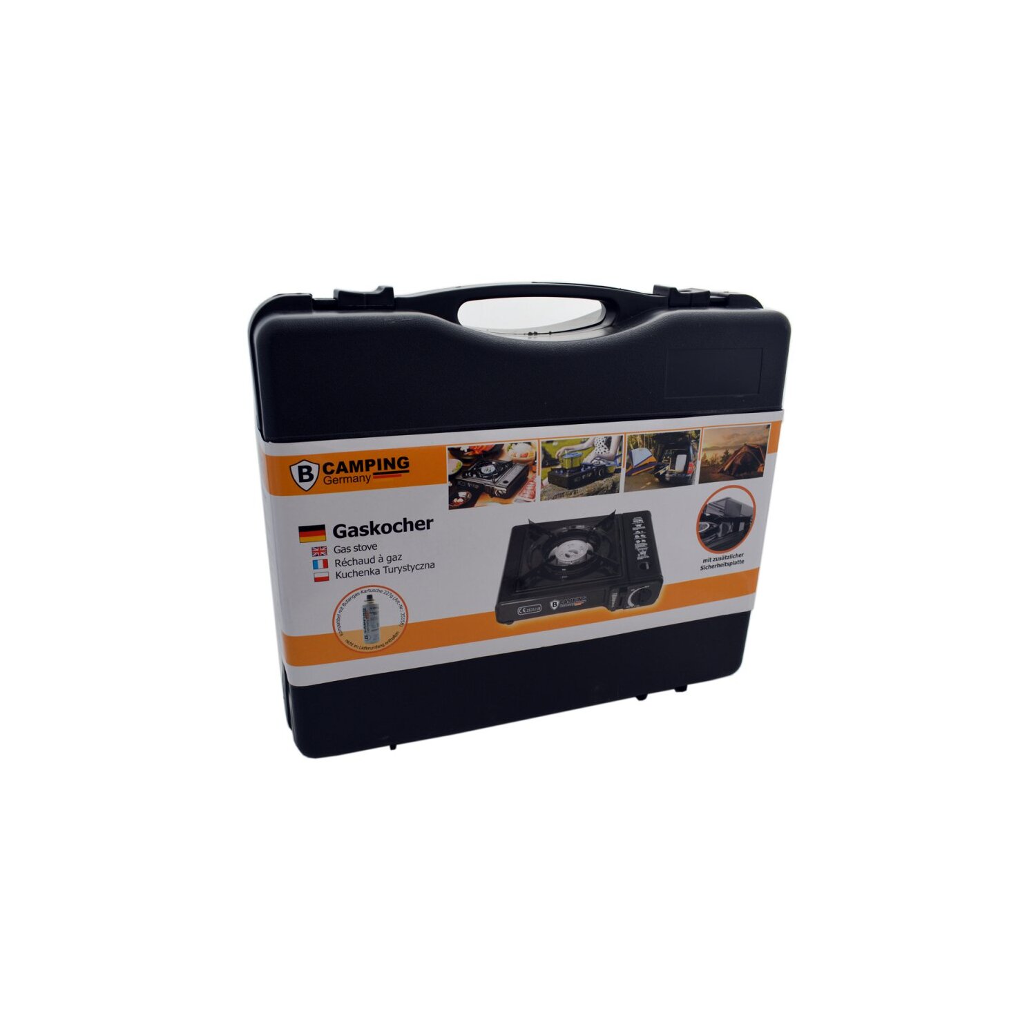 LKHDONG Tragbarer Gasgrill - Camping Grill Mit Koffer Für Outdoor Abenteuer