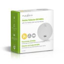 10 Stück Rauchmelder EN14604 Feuermelder Rauch Feuer Alarm Sirene + Batterie Set