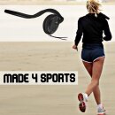 Sport Kopfhörer Nackenbügel 3,5mm kabelgebunden mit Kabel Handy Smartphone