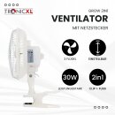 Mini Grow Ventilator mit Clip Klemme + Standfuß...