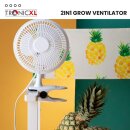 Mini Grow Ventilator mit Clip Klemme + Standfuß Clipventilator für Grow Zelt Homebox Growbox Growschrank