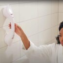 Badewannen Dusche WC Griff Aufstehhilfe Badewannengriff Haltestange OHNE BOHREN & Schrauben