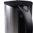Toaster 1000W mit Brötchen-Aufsatz + Wasserkocher Edelstahl silber schwarz Frühstück-Set