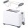 Edelstahl Wasserkocher beleuchtet mit Temperatur Einstellung einstellbar + Toaster weiß