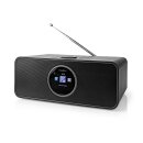 Internetradio | Tisch Ausführumg | Bluetooth® / Wi-Fi | FM / Internet | 2.4 " | Farbbildschirm | 42 W | ferngesteuert | App gesteuert | Kopfhörerausgang | Wecker | Sleep Timer | Schwarz