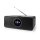 Internetradio | Tisch Ausführumg | Bluetooth® / Wi-Fi | FM / Internet | 2.4 " | Farbbildschirm | 42 W | ferngesteuert | App gesteuert | Kopfhörerausgang | Wecker | Sleep Timer | Schwarz