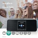 Internetradio | Tisch Ausführumg | Bluetooth® / Wi-Fi | DAB+ / FM / Internet | 2.4 " | Farbbildschirm | 42 W | ferngesteuert | App gesteuert | Kopfhörerausgang | Wecker | Sleep Timer | Schwarz